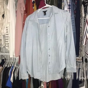Thick Light Denim Shirt